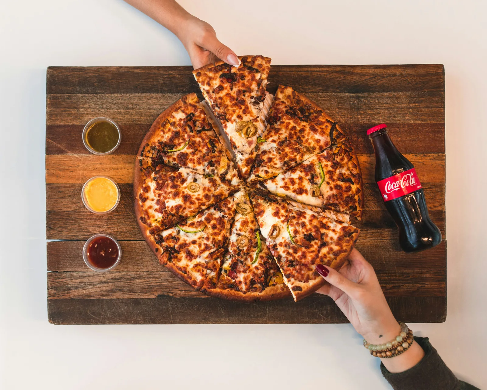 Bold, fresh pizza at Shekar Hudson PIZZA PCS Kitchen in Livermore, CA